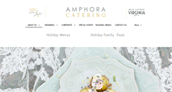 Desktop Screenshot of amphoracatering.com